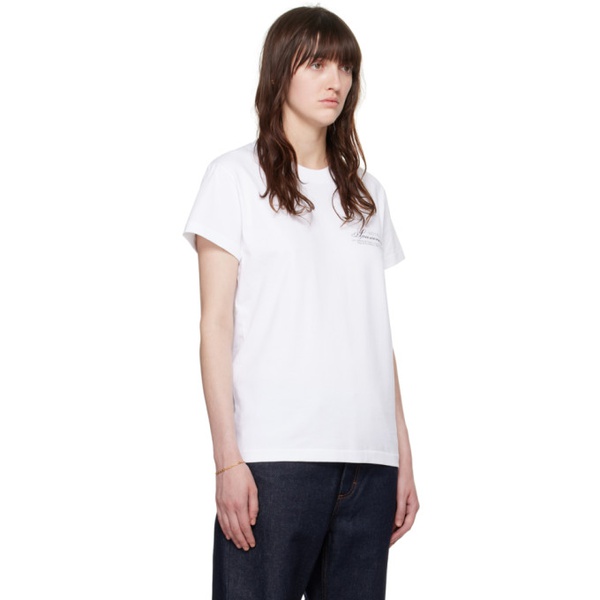  아페쎄 A.P.C. White JJJJound 에디트 Edition Hoetel Souvenirs T-Shirt 242252F110000