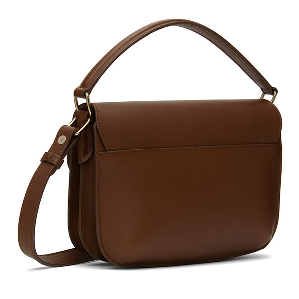  아페쎄 A.P.C. Brown Mini Sarah Shoulder Bag 242252F048030