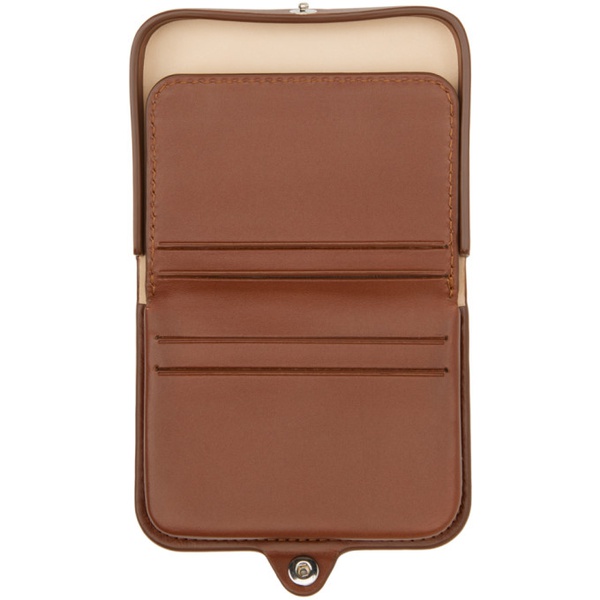  아페쎄 A.P.C. Brown Josh Wallet 242252M164008