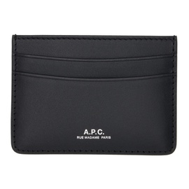 아페쎄 A.P.C. Black Andre Card Holder 242252M163006