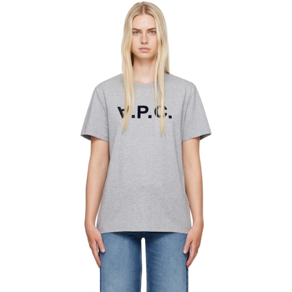  아페쎄 A.P.C. Gray Standard Grand V.P.C. T-Shirt 242252F110024
