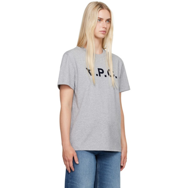  아페쎄 A.P.C. Gray Standard Grand V.P.C. T-Shirt 242252F110024