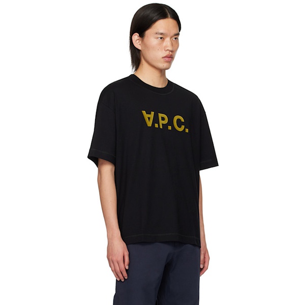  아페쎄 A.P.C. Black Oversize Grand V.P.C. T-Shirt 242252M213009