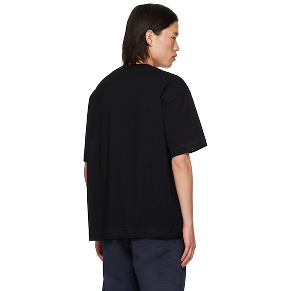  아페쎄 A.P.C. Black Oversize Grand V.P.C. T-Shirt 242252M213009
