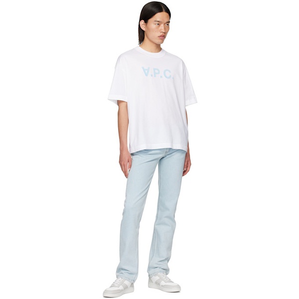  아페쎄 A.P.C. White Oversize Grand V.P.C. T-Shirt 242252M213010