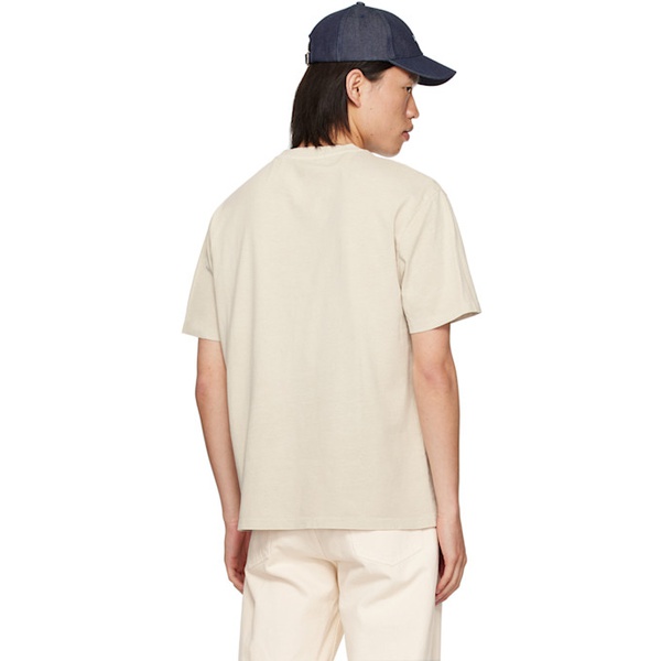  아페쎄 A.P.C. 오프화이트 Off-White Boxy Tab T-Shirt 242252M213012
