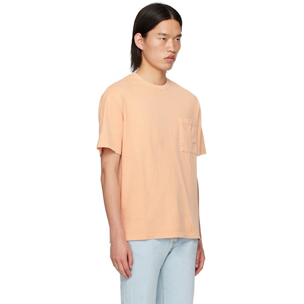  아페쎄 A.P.C. Orange Boxy Tab T-Shirt 242252M213013