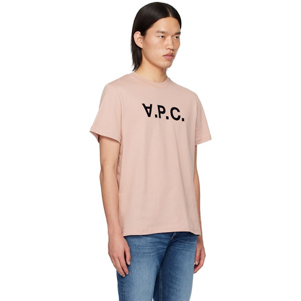  아페쎄 A.P.C. Pink Standard Grand V.P.C. T-Shirt 242252M213028