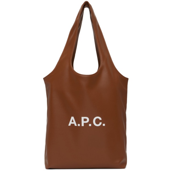  아페쎄 A.P.C. Brown Ninon Small Tote 242252F049007