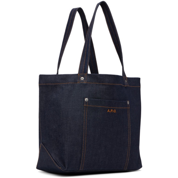  아페쎄 A.P.C. Navy Thais Tote 242252F049014