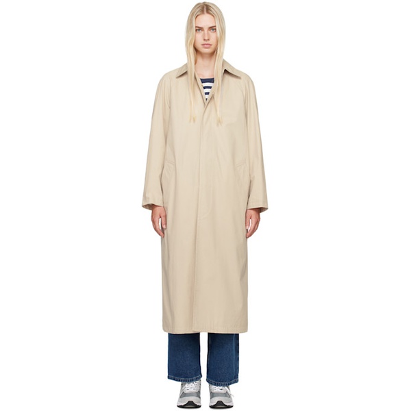  아페쎄 A.P.C. Beige Gaia Trench Coat 242252F059003