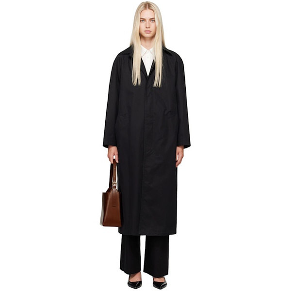  아페쎄 A.P.C. Black Gaia Trench Coat 242252F059002