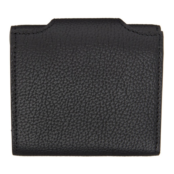  아페쎄 A.P.C. Black Charles Trifold Wallet 242252M164000