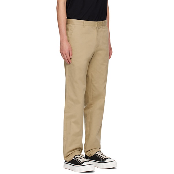  아페쎄 A.P.C. Beige Ville Trousers 242252M191001