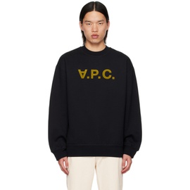 아페쎄 A.P.C. Black Oversize Grand V.P.C. Sweatshirt 242252M204003