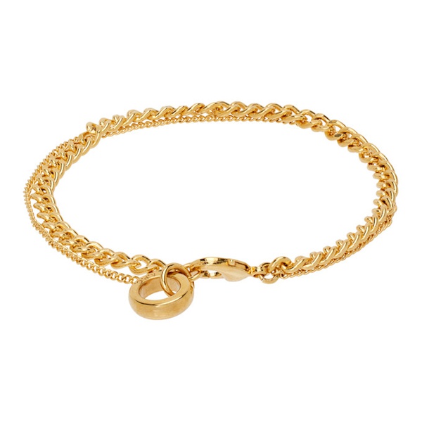  아페쎄 A.P.C. Gold Minimalist Bracelet 242252M142001
