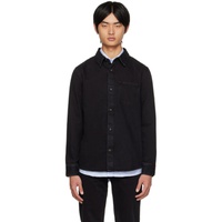 아페쎄 A.P.C. Black New Valerian Denim Shirt 222252M192023