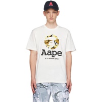 에이프 AAPE by A Bathing Ape 오프화이트 Off-White Moonface Camo T-Shirt 241547M213016