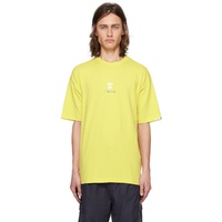 에이프 AAPE by A Bathing Ape Yellow Bonded T-Shirt 241547M213033