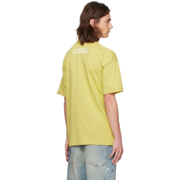  에이프 AAPE by A Bathing Ape Yellow Patch T-Shirt 241547M213059