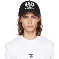 에이프 AAPE by A Bathing Ape Black Varsity Cap 241547M139015