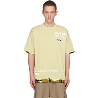 에이프 AAPE by A Bathing Ape Khaki Applique T-Shirt 241547M213004