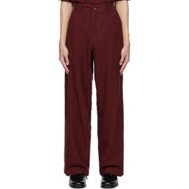 ABAGA VELLI Red Wide Trousers 232966M191000