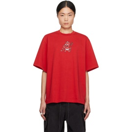 ABRA SSENSE Exclusive Red T-Shirt 241526M213002