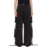 ABRA SSENSE Exclusive Black Trousers 241526F087000