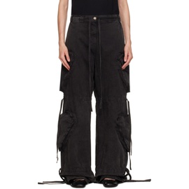 ABRA SSENSE Exclusive Black Trousers 241526F087000