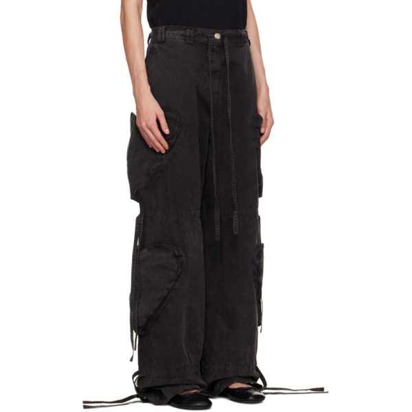  ABRA SSENSE Exclusive Black Trousers 241526F087000