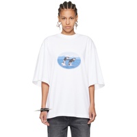 ABRA White Orca T-Shirt 242526F110001
