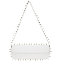 ABRA White Spike Baguette Bag 242526F048003