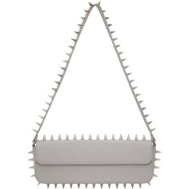 ABRA Gray Spike Baguette Bag 242526F048002