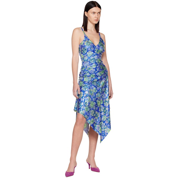  ABRA Blue Floral Minidress 222526F052002