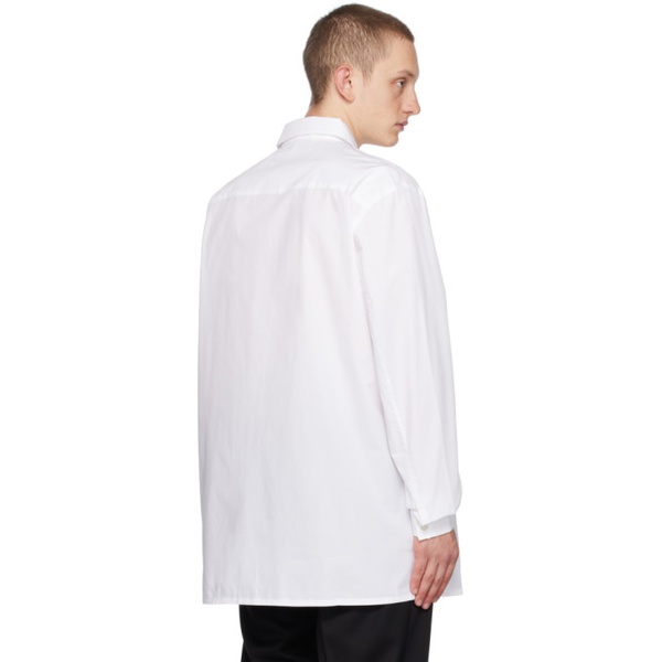  어콜드월 A-COLD-WALL* White Paneled Shirt 232908M192001