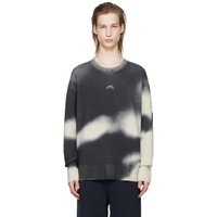 어콜드월 A-COLD-WALL* Black & White Gradient Sweater 241908M201000
