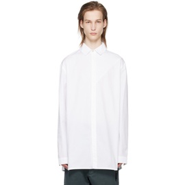 어콜드월 A-COLD-WALL* White Contrast Panel Shirt 241908M192000