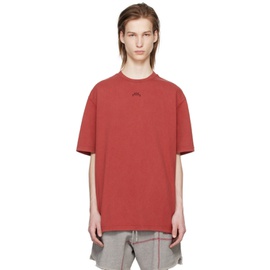 어콜드월 A-COLD-WALL* Red Essential T-Shirt 241908M213001