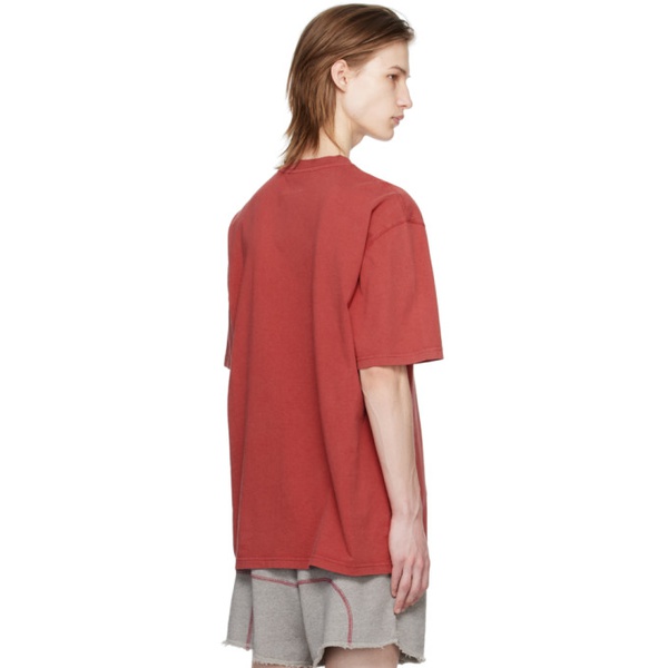  어콜드월 A-COLD-WALL* Red Essential T-Shirt 241908M213001
