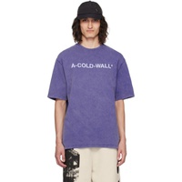어콜드월 A-COLD-WALL* Blue Overdye T-Shirt 241908M213014