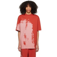 어콜드월 A-COLD-WALL* Red Brushstroke T-Shirt 231891M213024