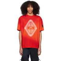 어콜드월 A-COLD-WALL* Red Gradient T-Shirt 231891M213020