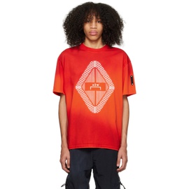 어콜드월 A-COLD-WALL* Red Gradient T-Shirt 231891M213020