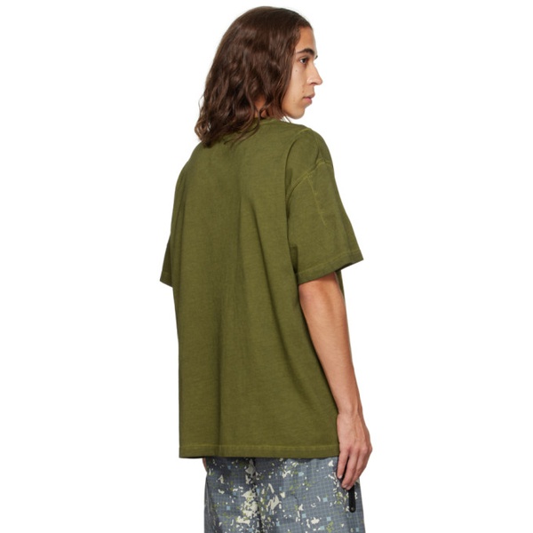  어콜드월 A-COLD-WALL* Green Overdye T-Shirt 222891M213008
