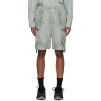어콜드월 A-COLD-WALL* Gray Garment-Dyed Shorts 231891M193003