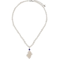 아더에러 ADER error White Pearl Yerka Necklace 231039F023000