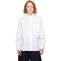 아더에러 ADER error White Significant Button Long Sleeve Shirt 241039M192004