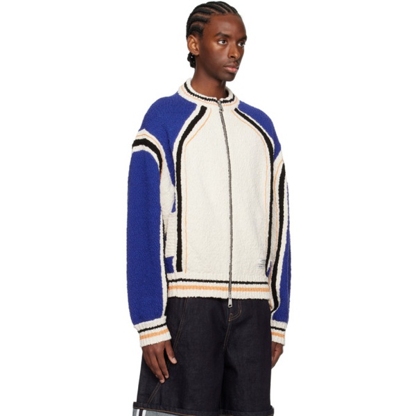  아더에러 ADER error Blue & White Striped Sweater 241039M202013