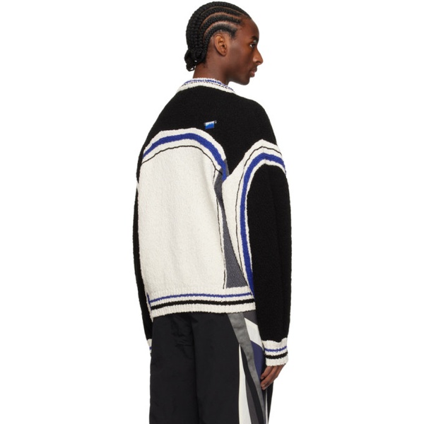  아더에러 ADER error Black & White Striped Sweater 241039M202014